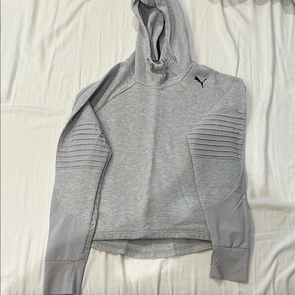 Puma Gray Hooded Sweatshirt - Picture 1 of 6